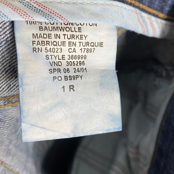 Vtg Gap 1969 Jeans Womens 1 (27x29) Western Boot Cut Denim Cowgirl Low Rise Y2K - Picture 10 of 12